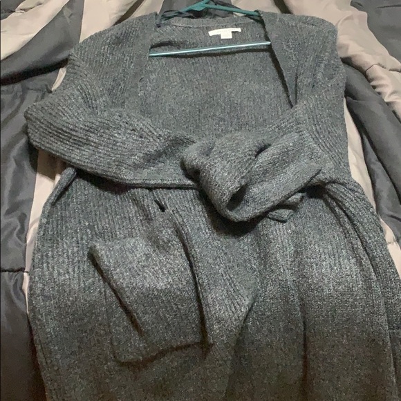 American Eagle Outfitters Sweaters - Grey cardigan size M fits like a L